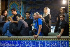 گردشگران چینی امسال هم شاهد عزاداری حسینیه ایران بودند